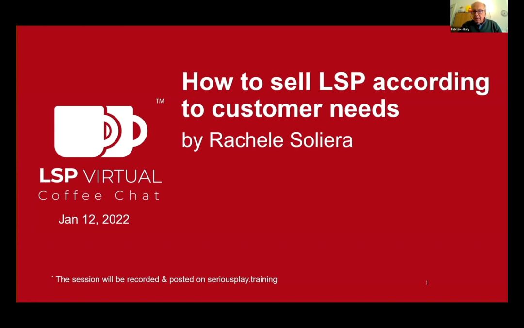 2022-CC#12-01 – How to sell LSP according to customer needs – Rachele Soliera
